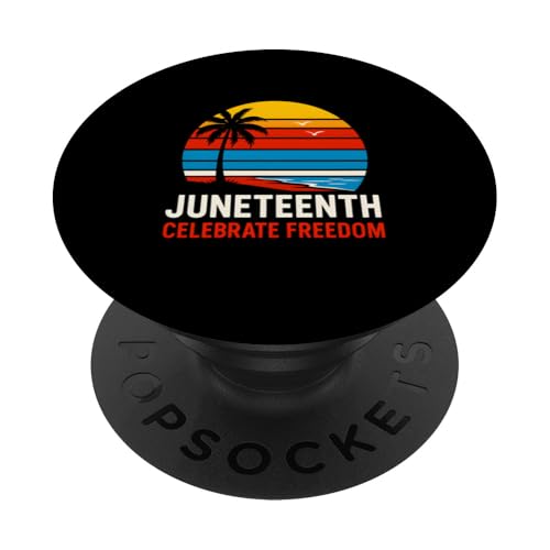 Juneteenth Celebrate Freedom Vintage Damen Black History PopSockets Klebender PopGrip Juneteenth Celebrate Freedom Vintage Damen Black History PopSockets Klebender PopGrip von Juneteenth Jubilee - Celebrating Black History