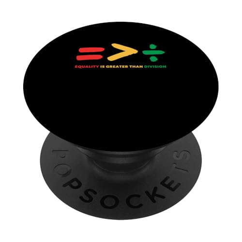 Juneteenth Equality Greater Than Division 1865 Schwarze Geschichte PopSockets Klebender PopGrip Juneteenth Equality Greater Than Division 1865 Schwarze Geschichte PopSockets Klebender PopGrip von Juneteenth Jubilee - Celebrating Black History
