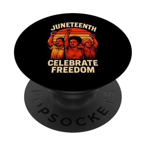 Juneteenth Feiert den Freiheitstag Afrikanische und Schwarze Geschichte PopSockets Klebender PopGrip Juneteenth Feiert den Freiheitstag Afrikanische und Schwarze Geschichte PopSockets Klebender PopGrip von Juneteenth Jubilee - Celebrating Black History