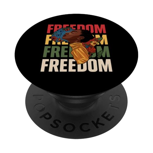Juneteenth Freedom Damen Schmetterling Schwarz Geschichte Monat PopSockets Klebender PopGrip Juneteenth Freedom Damen Schmetterling Schwarz Geschichte Monat PopSockets Klebender PopGrip von Juneteenth Jubilee - Celebrating Black History
