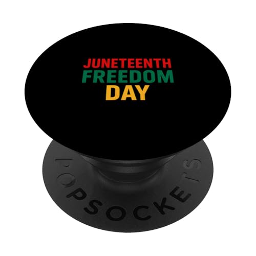 Juneteenth Freedom Day 1865 Geschichte der Afroamerikaner PopSockets Klebender PopGrip Juneteenth Freedom Day 1865 Geschichte der Afroamerikaner PopSockets Klebender PopGrip von Juneteenth Jubilee - Celebrating Black History