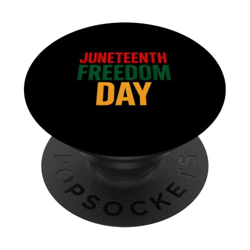 Juneteenth Freedom Day 1865 Geschichte der Afroamerikaner PopSockets Klebender PopGrip Juneteenth Freedom Day 1865 Geschichte der Afroamerikaner PopSockets Klebender PopGrip von Juneteenth Jubilee - Celebrating Black History