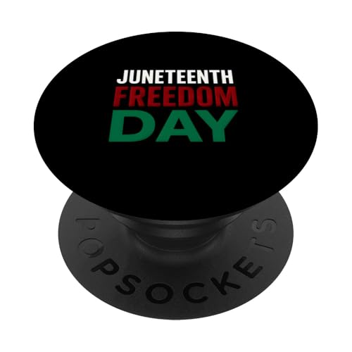 Juneteenth Freedom Day 1865 Geschichte der Afroamerikaner PopSockets Klebender PopGrip Juneteenth Freedom Day 1865 Geschichte der Afroamerikaner PopSockets Klebender PopGrip von Juneteenth Jubilee - Celebrating Black History