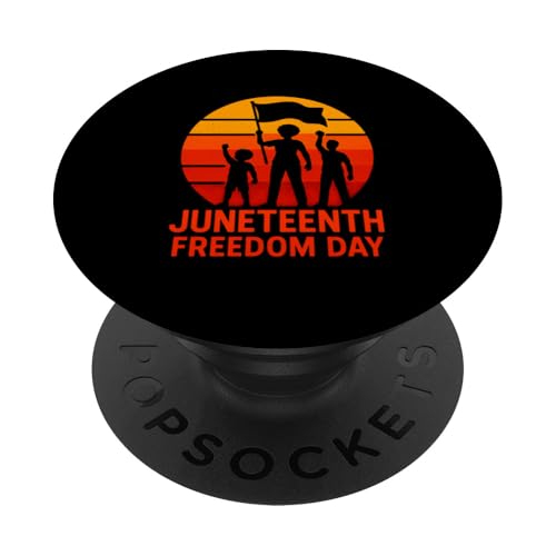 Juneteenth Freedom Day Afroamerikaner Black History Month PopSockets Klebender PopGrip Juneteenth Freedom Day Afroamerikaner Black History Month PopSockets Klebender PopGrip von Juneteenth Jubilee - Celebrating Black History