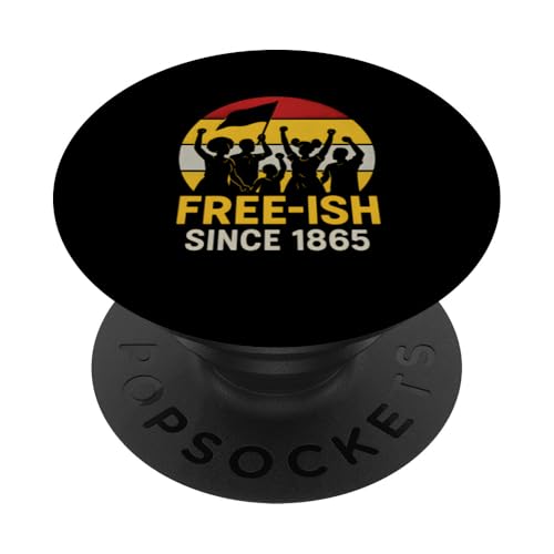 Juneteenth Gratismonat seit 1865: Vintage Black History Month PopSockets Klebender PopGrip Juneteenth Gratismonat seit 1865: Vintage Black History Month PopSockets Klebender PopGrip von Juneteenth Jubilee - Celebrating Black History