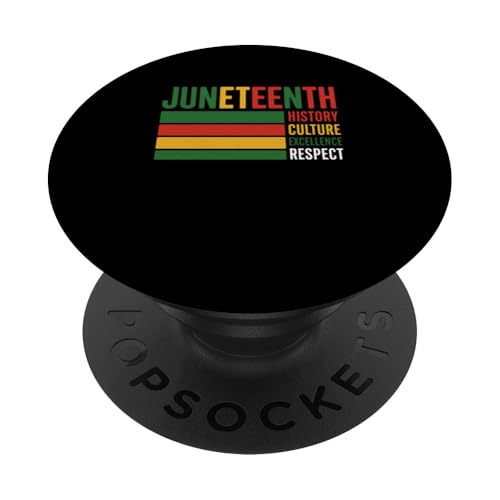 Juneteenth History Culture Excellence Black History Month PopSockets Klebender PopGrip Juneteenth History Culture Excellence Black History Month PopSockets Klebender PopGrip von Juneteenth Jubilee - Celebrating Black History