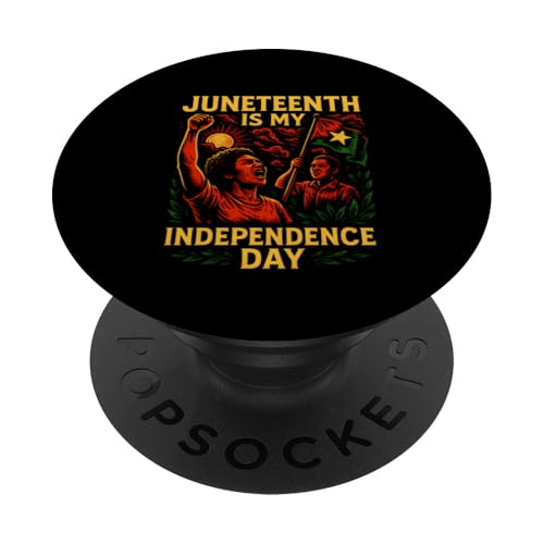 Juneteenth My Independence Day Vintage Damen Black History PopSockets Klebender PopGrip Juneteenth My Independence Day Vintage Damen Black History PopSockets Klebender PopGrip von Juneteenth Jubilee - Celebrating Black History