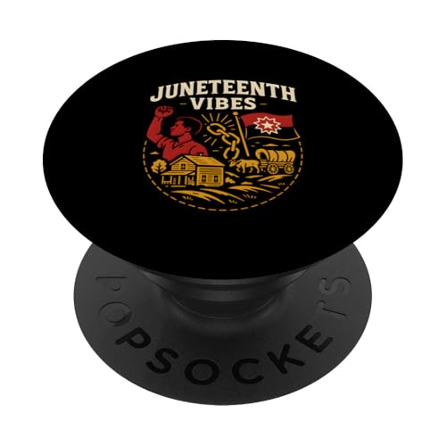Juneteenth Vibes Damen African American Black History PopSockets Klebender PopGrip Juneteenth Vibes Damen African American Black History PopSockets Klebender PopGrip von Juneteenth Jubilee - Celebrating Black History