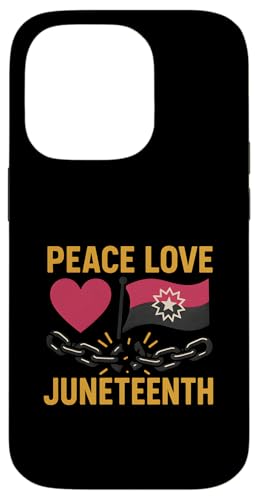 Peace Love Juneteenth Retro Damen Juneteenth Hülle für iPhone 14 Pro Peace Love Juneteenth Retro Damen Juneteenth Hülle für iPhone 14 Pro von Juneteenth Jubilee - Celebrating Black History