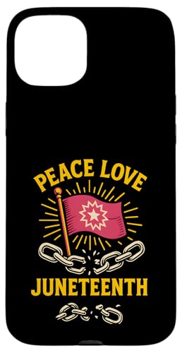 Peace Love Juneteenth Retro Damen Juneteenth Hülle für iPhone 15 Plus Peace Love Juneteenth Retro Damen Juneteenth Hülle für iPhone 15 Plus von Juneteenth Jubilee - Celebrating Black History