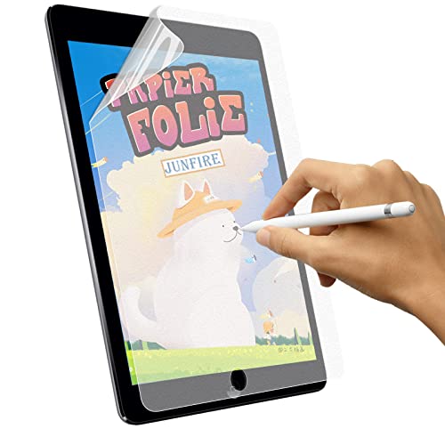 Junfire Schutzfolie for iPad 7./8./9.Generation,iPad 7/8/9.th Gen 10.2 Zoll Papier Folie iPad 7./8./9.Gen 2019/2020/2021 Matte Papier Folie - Textur Displayschutzfolie wie Papier Schreiben(EIN Stück) von Junfire