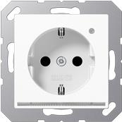 A 1520-O WW LNW SCHUKO-Steckdose 16A 250V LED-Orient.licht ws - SCHUKO-Steckdose - 16 A 250 V ~ (A1520-OWWLNW) von Jung