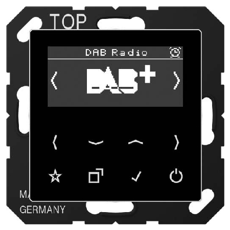 DAB A SW  - Smart DAB+ Digitalradio UKW, DAB+ DAB A SW von Jung