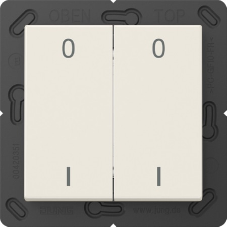 ENO A 595-01  - Funk-Wandsender weiß 4-kanalig Symbole, ENO A 595-01 von Jung