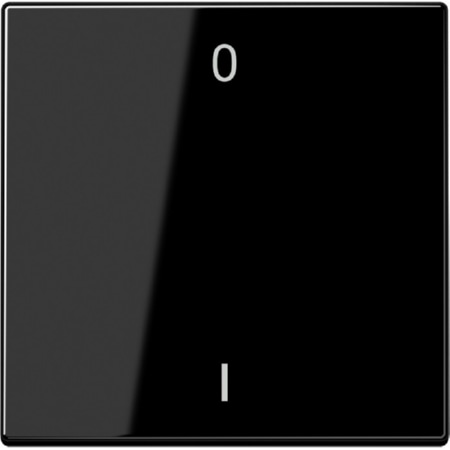 ENO LS 990-01 SW  - Funk-Wandsender schwarz 2-kanalig Symbole, ENO LS 990-01 SW von Jung
