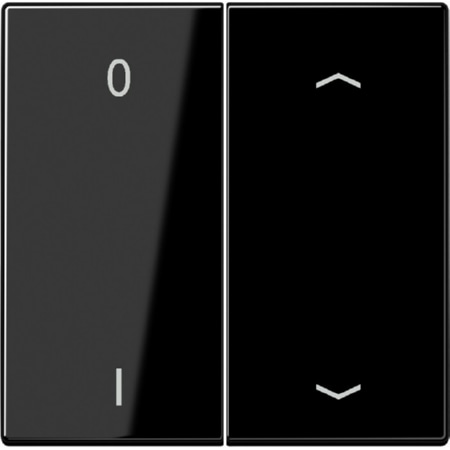 ENO LS 995 P01 SW  - Funk-Wandsender schwarz 4-kanalig Symbole, ENO LS 995 P01 SW von Jung