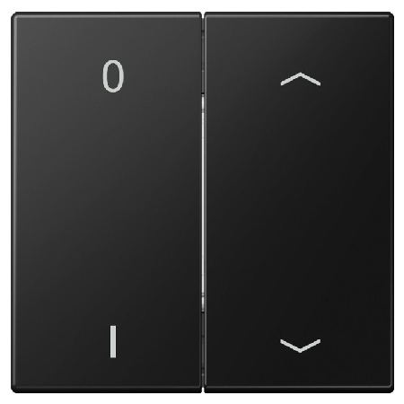 ENO LS 995 P01 SWM  - Funk-Wandsender 4-Kanal graphitschwarz matt ENO LS 995 P01 SWM von Jung