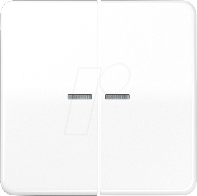 JG BTCD17102WW - Bluetooth Taster, 2-fach, alpinweiß von Jung