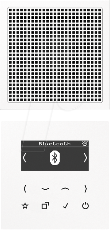 JG DAB LS1 BT - Smart Radio DAB+ Bluetooth, Set Mono, alpinweiß von Jung