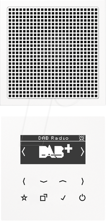 JG DAB LS1 - Smart Radio DAB+, Set Mono, alpinweiß JG DAB LS1 - Smart Radio DAB+, Set Mono, alpinweiß von Jung