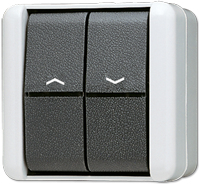 JUNG Wipp-Jalousieschalter 839VW WG800 IP44 Taster 1pol. 839VW (839VW) von Jung