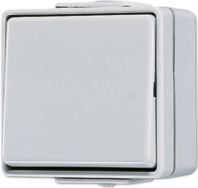 JUNG Wippschalter 607W WG600 IP44 Kreuz 607W (607W) von Jung
