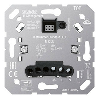 Jung 1710DE Tastdimmer Standard LED Jung 1710DE Tastdimmer Standard LED von Jung