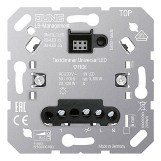 Jung 1711DE Tastdimmer Universal LED von Jung