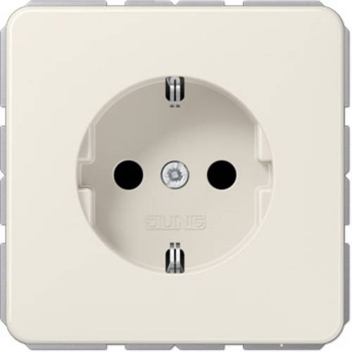 Jung 1fach Einsatz Schutzkontakt-Steckdose Creme-Weiß CD1520BF Jung 1fach Einsatz Schutzkontakt-Steckdose Creme-Weiß CD1520BF von Jung