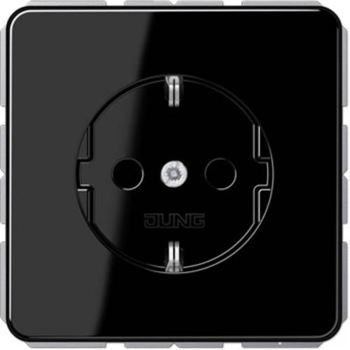 Jung 1fach Einsatz Schutzkontakt-Steckdose Schwarz CD1520SW Jung 1fach Einsatz Schutzkontakt-Steckdose Schwarz CD1520SW von Jung