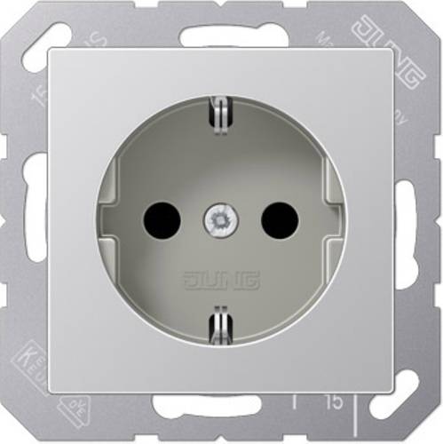 Jung 1fach Einsatz Steckdose Aluminium A1520KIAL Jung 1fach Einsatz Steckdose Aluminium A1520KIAL von Jung