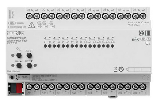 Jung 230161SR KNX Schaltaktor 16fach KNX Jung 230161SR KNX Schaltaktor 16fach KNX von Jung
