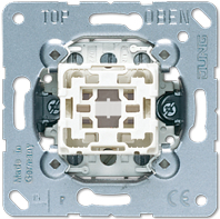 Jung 533-2U Lichtschalter Aluminium (533-2U) von Jung