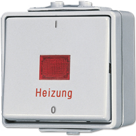 Jung 602 HW Elektroschalter 2P Weiß (602HW) von Jung