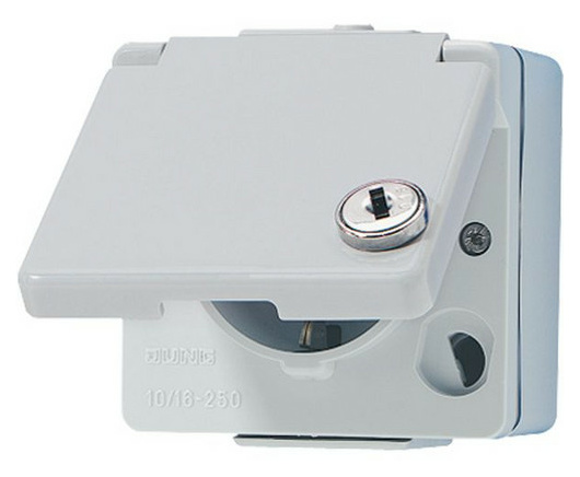 Jung 620 W SL SCHUKO-STECKDOSE AU von Jung
