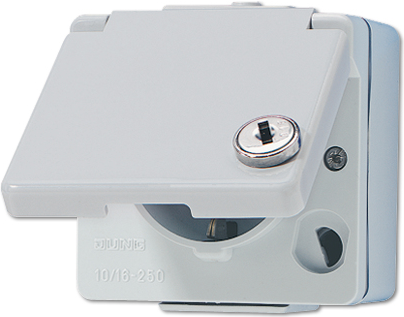 Jung 620 WSL Steckdose Typ F (620WSL) von Jung