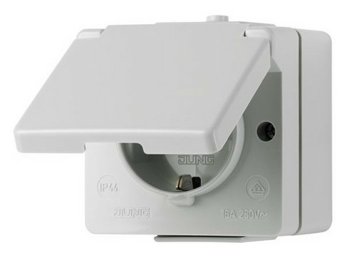 Jung 620 WX SCHUKO-STECKDOSE Ap WG von Jung