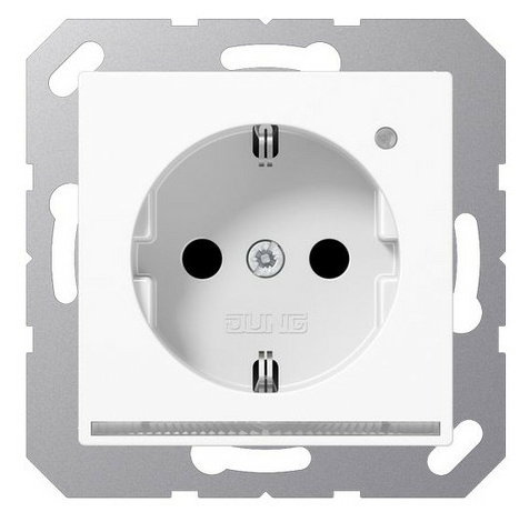Jung A1520-OWWLNW Steckdose mit LED-Licht Jung A1520-OWWLNW Steckdose mit LED-Licht von Jung
