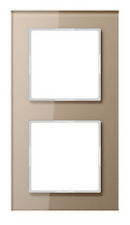 Jung AC582GLCH Rahmen 2fach von Jung
