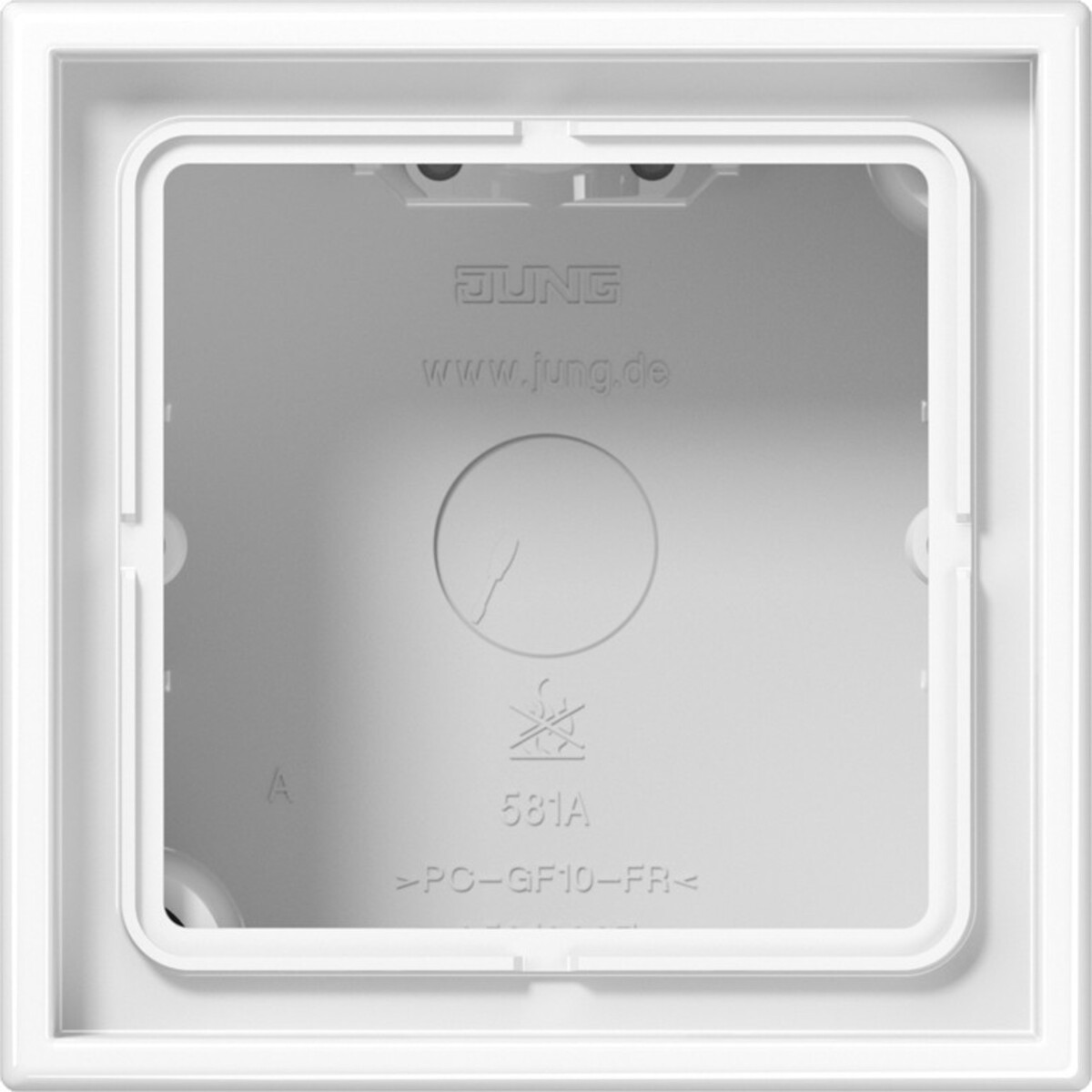 Jung AP-Kappe 1-fach aws LS 581 A WW LS581AWW Jung AP-Kappe 1-fach aws LS 581 A WW LS581AWW von Jung
