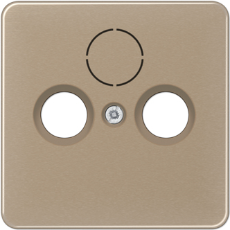 Jung Abdeckung CD561SATGB für SAT-TV-Steckdose (CD561SATGB) von Jung