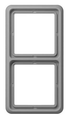 Jung CD 582 GR RAHMEN 2-FACH GRAU von Jung