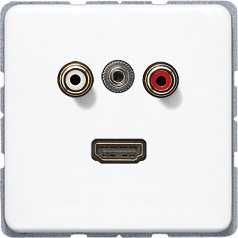 Jung Cinch Aud. Miniklinke HDMI MA CD 1082 WW MACD1082WW Jung Cinch Aud. Miniklinke HDMI MA CD 1082 WW MACD1082WW von Jung