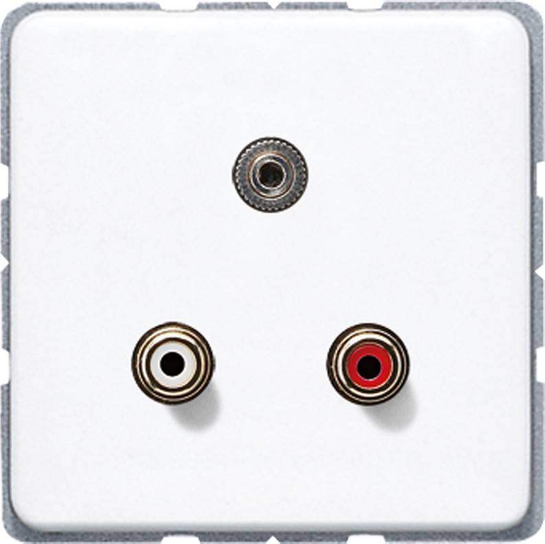 Jung Cinch Audio und Miniklinke MA CD 1011 WW MACD1011WW Jung Cinch Audio und Miniklinke MA CD 1011 WW MACD1011WW von Jung
