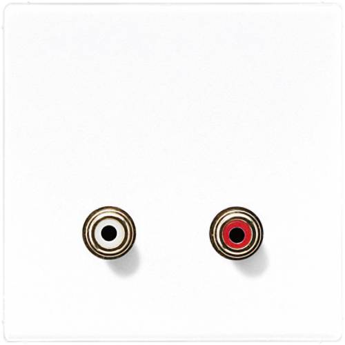 Jung Einsatz Chinch LS 990, LS design, LS plus Creme-Weiß MALS1021 von Jung
