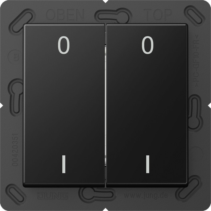 Jung Funk-Wandsender 4-Kanal ENO A 595-01 SWM ENOA595-01SWM von Jung