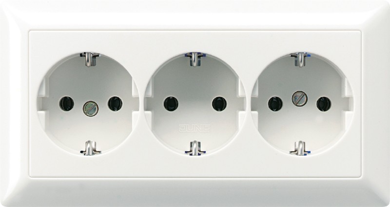 Jung KK-SCHUKO-Steckdose aws AS 523 WW AS523WW Jung KK-SCHUKO-Steckdose aws AS 523 WW AS523WW von Jung