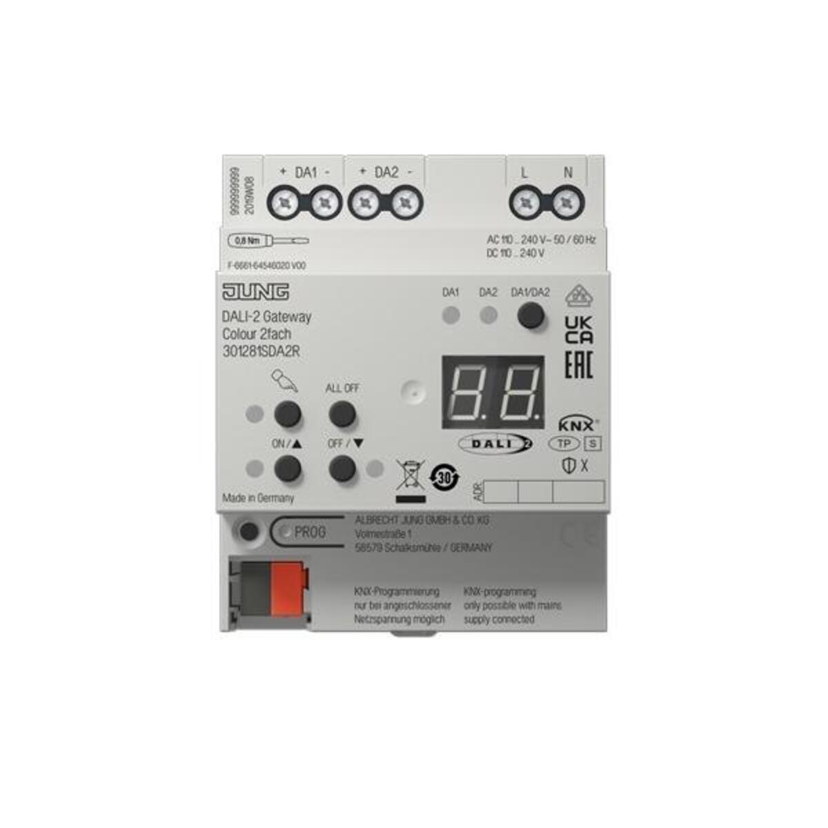 Jung KNX DALI-2 Gateway Colour 30128 1S DA2 R 301281SDA2R Jung KNX DALI-2 Gateway Colour 30128 1S DA2 R 301281SDA2R von Jung