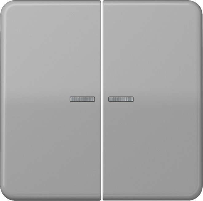 Jung KNX RF Taster 2fach CD 10921 ST RF GR CD10921STRFGR Jung KNX RF Taster 2fach CD 10921 ST RF GR CD10921STRFGR von Jung