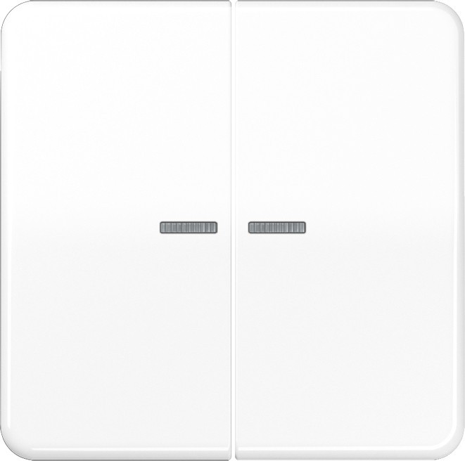 Jung KNX RF Taster 2fach CD 10921 ST RF WW CD10921STRFWW von Jung